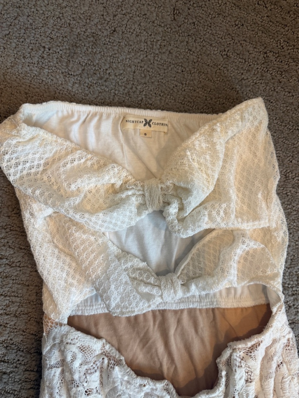Nightcap Clothing white dress worn 2x. Super flattering. - Picture 2 of 7